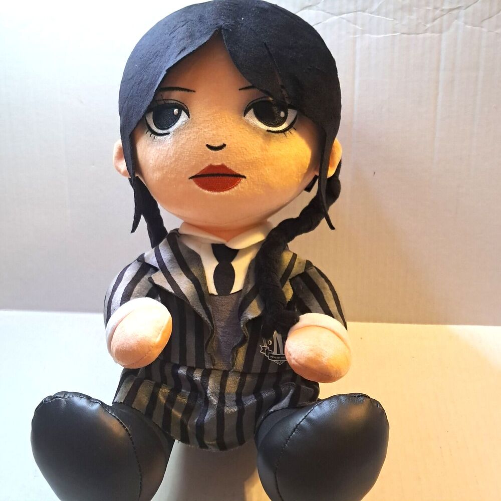 Kidrobot Wednesday Addams Phunny Plush Doll 12" NECA Addams Family